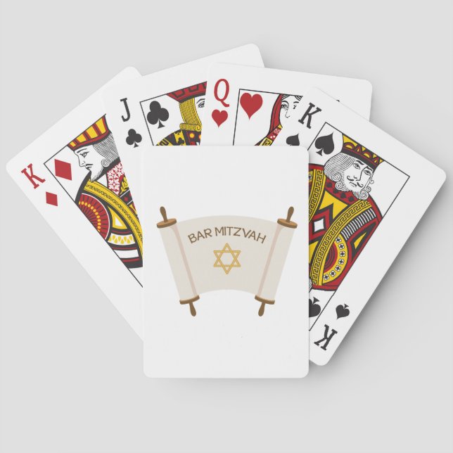 Baraja De Cartas Bar Mitzvah (Reverso)