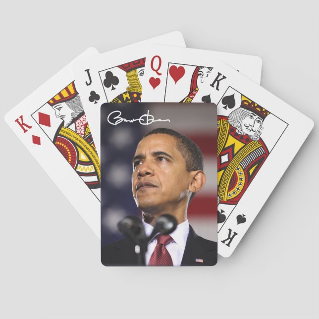 Baraja De Cartas Barack Obama (Reverso)