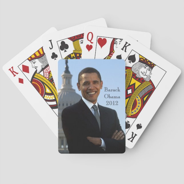 Baraja De Cartas Barack Obama 2012 (Reverso)