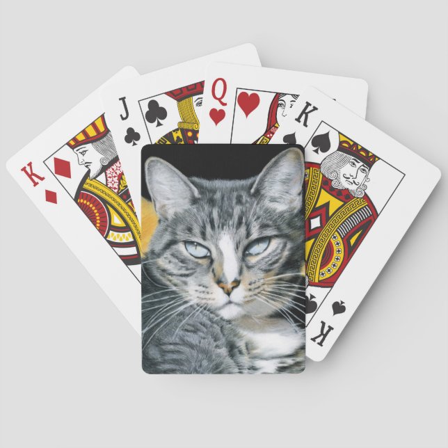 Baraja De Cartas Baraja del gatito de Zoe (Reverso)