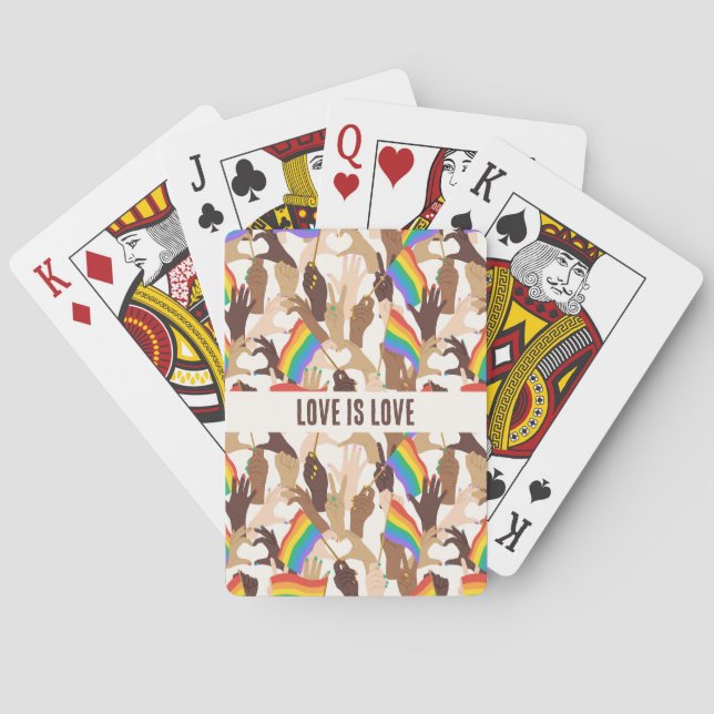 Baraja De Cartas Baraja Póker PRIDE (Reverso)