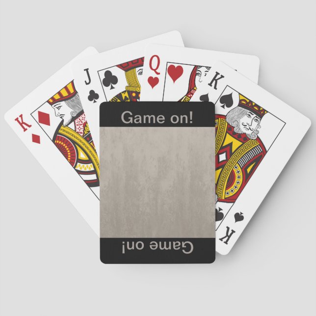 Baraja De Cartas Barajas de juego en bicicleta de Gray Ombre (Reverso)