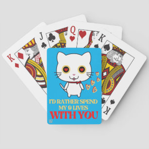 Baraja De Cartas barajas divertidas "GATO ADORABLE"
