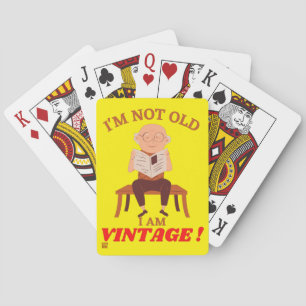 Baraja De Cartas barajas divertidas "NO SOY VIEJO..."
