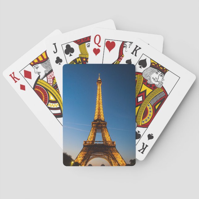 Baraja De Cartas Barajas París - Torre Eiffel #1 (Reverso)