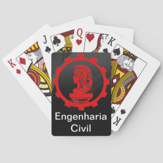 Baraja De Cartas Baralho Poker Engenharia Civil