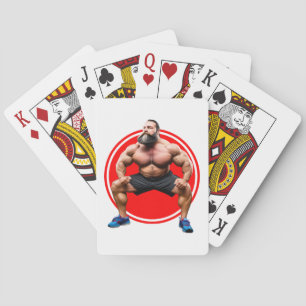 Baraja De Cartas Barbudo Musculoso