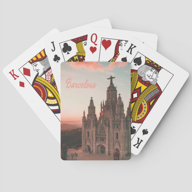 Baraja De Cartas Barcelona España (Reverso)