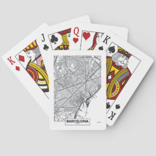Baraja De Cartas Barcelona, España   Mapa de ciudades