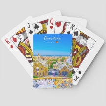 Barcelona, España - Parque Güell Mosaico Gaudí