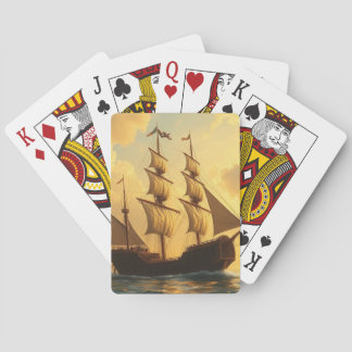 Baraja De Cartas Barco Dorado