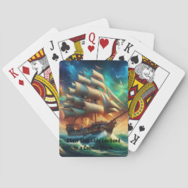 Baraja De Cartas Barco fantasma Lady Lovibond en una tormenta cósmi