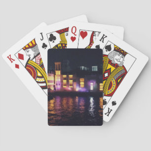 Baraja De Cartas Barco y luces