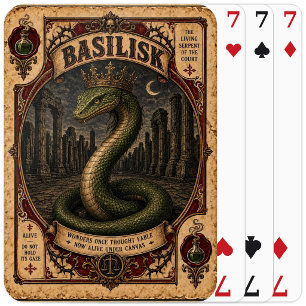 Baraja De Cartas Basilisco, Monstruos del Circo Antiguo