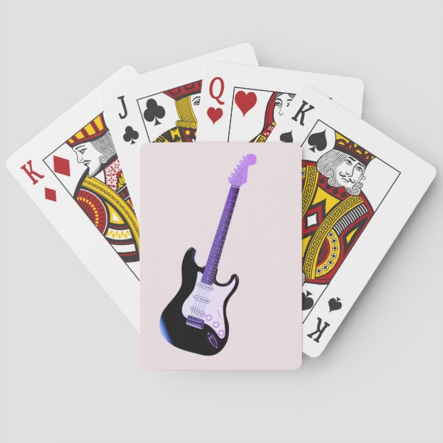 Baraja De Cartas Bass Guitar , Music Poker Cards (Reverso)