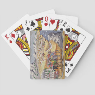 Baraja De Cartas Batalla de Langada y de Compoti en 1821, del pi