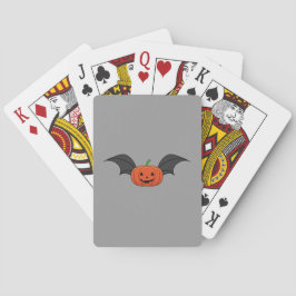 Baraja De Cartas Bate de calabaza de Halloween