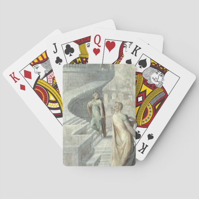 Baraja De Cartas Bathsheba Visiting David, c.1553 (Reverso)