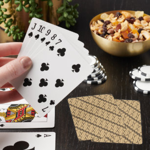 Baraja De Cartas Batik Parang, patrón indonesio, javanés, etnia