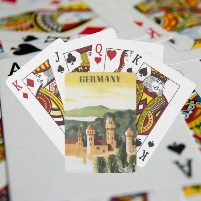 Baraja De Cartas Baviera, Alemania, Castillo Alemán, Viajes de Arte (Subido por el creador)