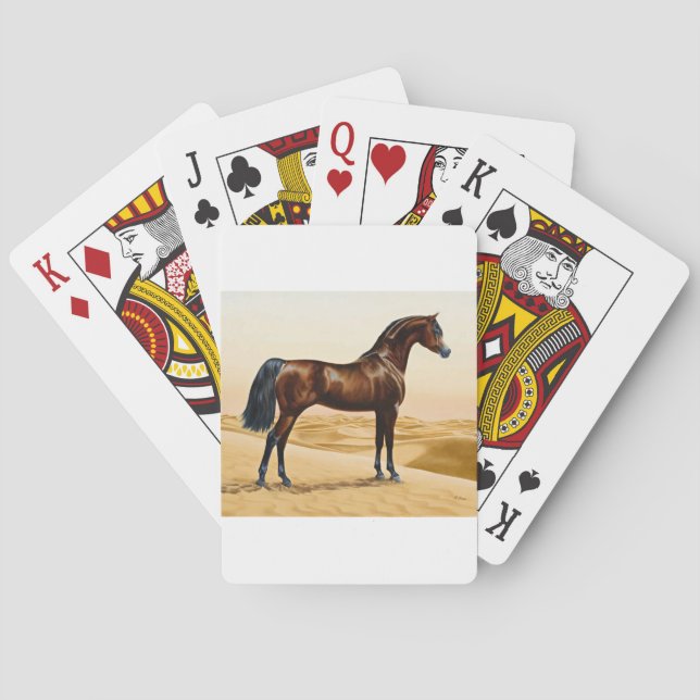 Baraja De Cartas Bay Arabian Stallion (Reverso)