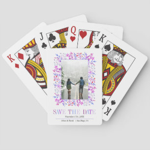 Baraja De Cartas Bayas de lavanda, sale de la frontera Salven la fe
