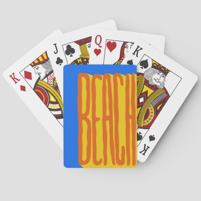 Baraja De Cartas Beach (Reverso)