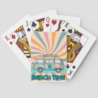 Baraja De Cartas Beach Time Retro Van Vibes
