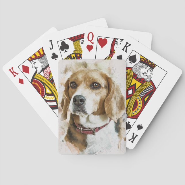 Baraja De Cartas Beagle (Reverso)