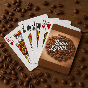 Baraja De Cartas Bean Lover café frijol estético