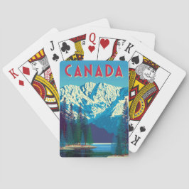 Baraja De Cartas Beautiful Canadian Mountains Playing Cards