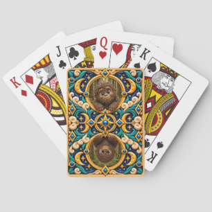 Baraja De Cartas Bebé Bigfoot Lindo, Mitológico