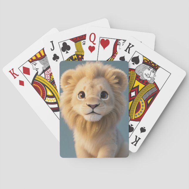 Baraja De Cartas Bebé espumoso Lion King (Reverso)