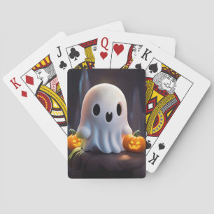 Baraja De Cartas Bebé Fantasma Típico personaje de Halloween