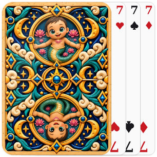 Baraja De Cartas Bebé Naga Adorable, Mitológico