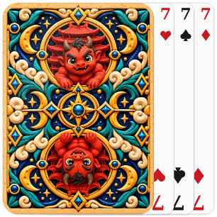 Baraja De Cartas Bebé Oni Adorable, Mitológico