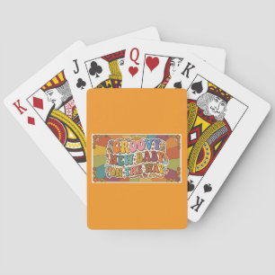 Baraja De Cartas Bebé Retro Soleado en Camino Groovy