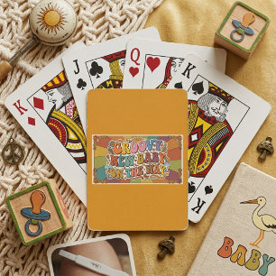 Baraja De Cartas Bebé Retro Soleado en Camino Groovy