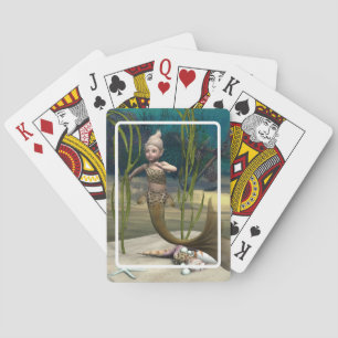 Baraja De Cartas Bebé Sirena Adorable