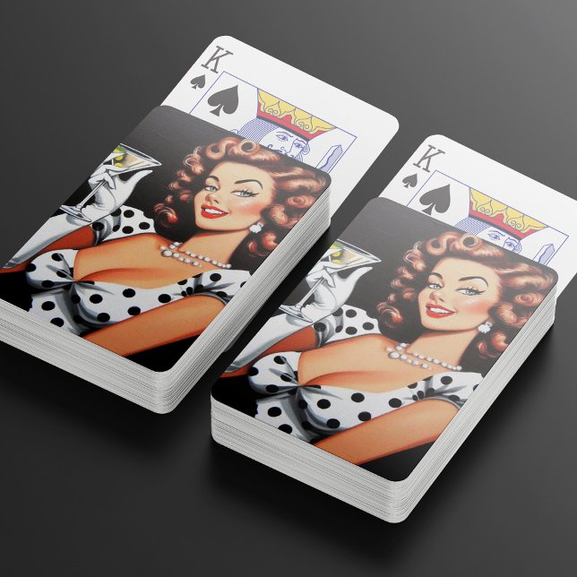 Baraja De Cartas Bebida de belleza Pin Up (Subido por el creador)
