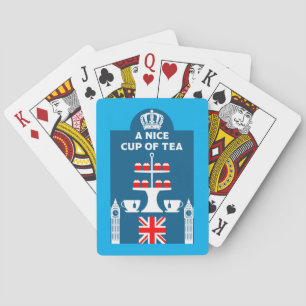 Baraja De Cartas Bebidas de té clásicas británicas
