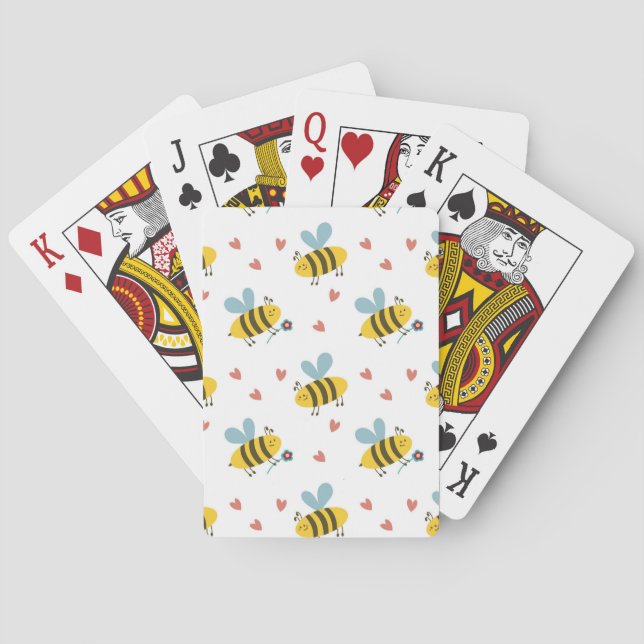 Baraja De Cartas Bee Happy (Reverso)