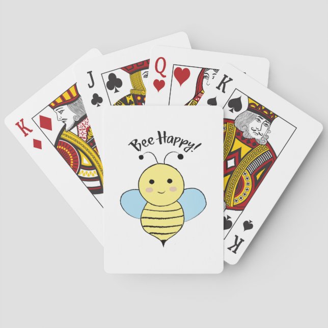 Baraja De Cartas Bee Happy (Reverso)