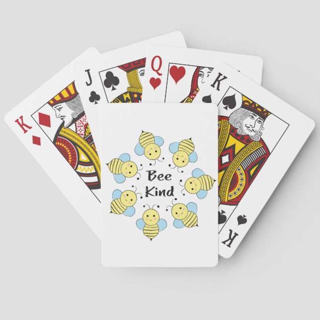 Baraja De Cartas Bee Kind Bees (Reverso)