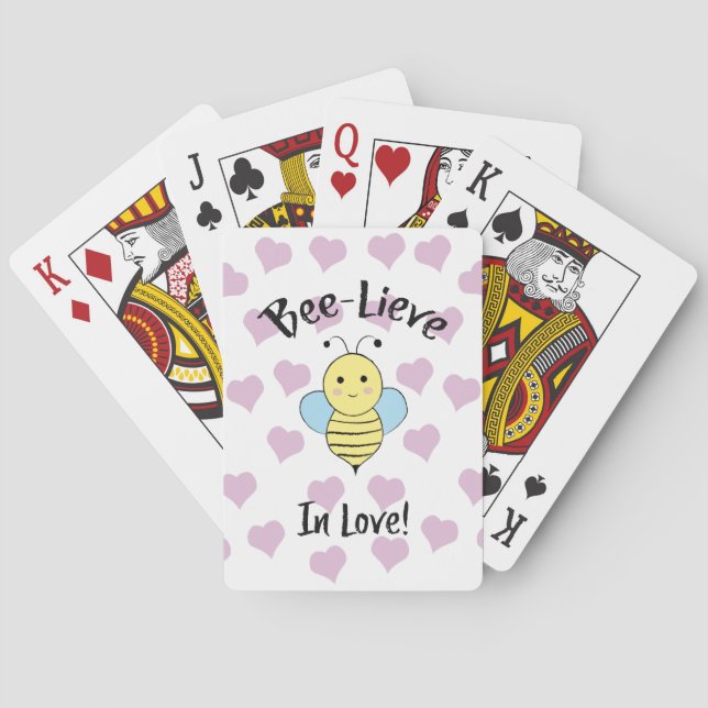 Baraja De Cartas Bee Lieve In Love (Reverso)
