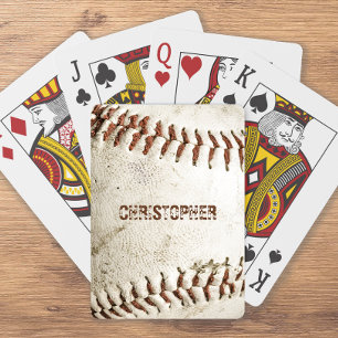 Baraja De Cartas Béisbol Vintage Personalizado