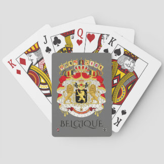 BARAJA DE CARTAS BÉLGICA GRAN CUBIERTA DE ARMAS PARA JUGAR TARJETAS