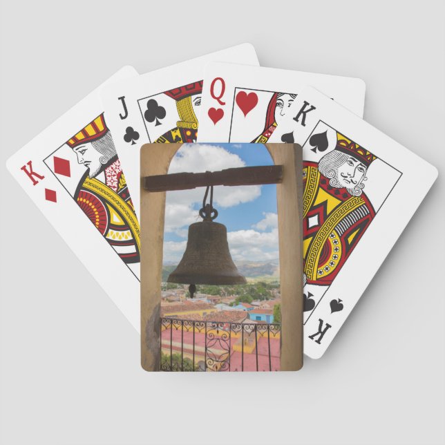 Baraja De Cartas Bell en una torre de la iglesia, Cuba (Reverso)