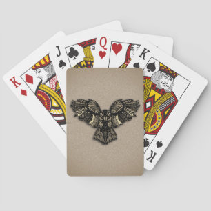 Baraja De Cartas Bella búho rústico