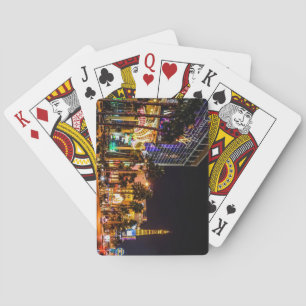Baraja De Cartas Bella franja de Las Vegas de noche